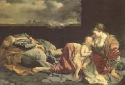 Orazio Gentileschi THe Rest on the Flight into Egypt (mk05) oil